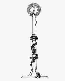 Stylized Candle Clip Arts - Drawing, HD Png Download, Transparent PNG