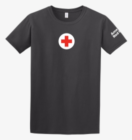 Charcoal - Black American Red Cross Shirt, HD Png Download, Transparent PNG