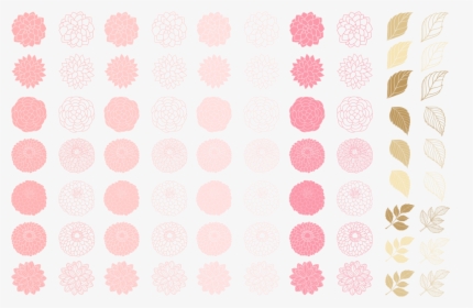 Clip Art Pink And Gold - Pink And Gold Polka Dots Transparent, HD Png Download, Transparent PNG