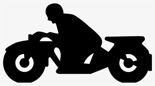Motorcycle Harley-davidson Silhouette Clip Art - Motorcycle Silhouette Clipart, HD Png Download, Transparent PNG