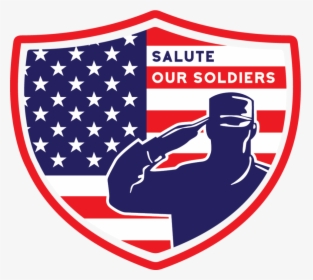 Salute Our Soldiers Fundraiser - United States Flag Round, HD Png Download, Transparent PNG
