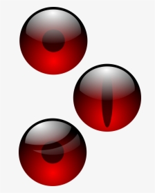 Red Eyes Png -this Free Icons Png Design Of Three Eyes - 7f00ff Eyes, Transparent Png, Transparent PNG