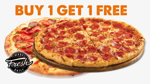 Champion Chicken Buy 1 Get 1 Free Pizza - 1 Topping Pizza, HD Png Download, Transparent PNG