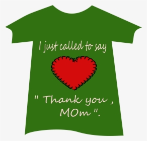 Tshirt Thankyou Mom 03 Clip Arts - Love, HD Png Download, Transparent PNG
