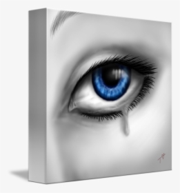 Clip Art Crying Eye - Sketch, HD Png Download, Transparent PNG