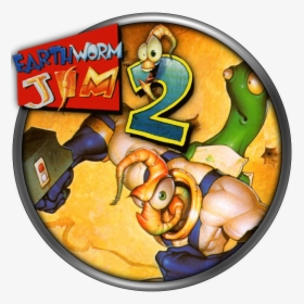 Earthworm Jim - Earthworm Jim 2 Cover, HD Png Download, Transparent PNG