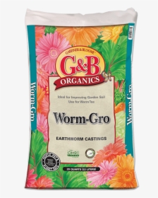 Worm-gro - G&b Organics Worm Gro, HD Png Download, Transparent PNG