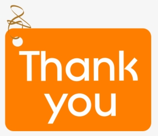 Thank You Png Image - Thank You In Orange, Transparent Png, Transparent PNG
