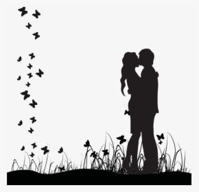 Kiss Silhouette Couple - Happy Wife Appreciation Day, HD Png Download, Transparent PNG