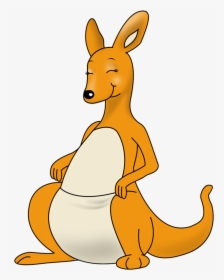 Australia Cartoon Clip Art Transprent Ⓒ - Transparent Background Kangaroo Clipart, HD Png Download, Transparent PNG