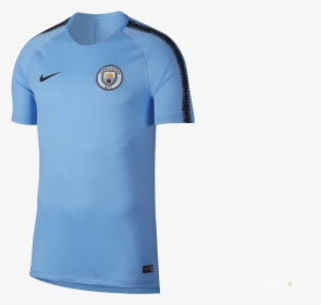 Football Shirt Nike Manchester City Fc Breathe Squad - Maillot Entrainement Roma, HD Png Download, Transparent PNG