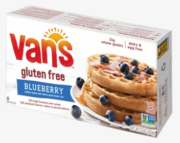 Gluten Free Waffles Blueberry - Vans Gluten Free Blueberry Waffles, HD Png Download, Transparent PNG