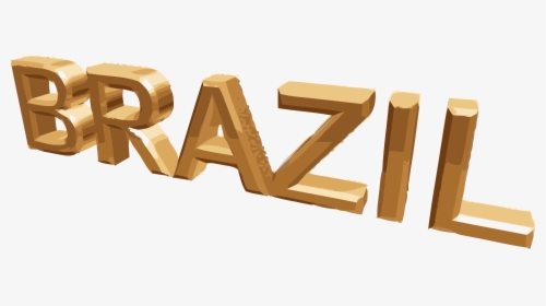 Word Clipart Block - Brazil In Big Letters, HD Png Download, Transparent PNG