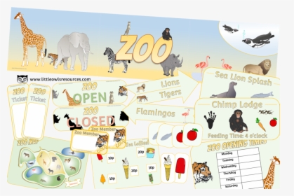 Zoo Role Play Pack Cover - Zoo, HD Png Download, Transparent PNG