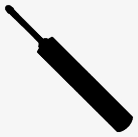 Cricket Bat Emblem Bo - Silhouette Pen Clipart Black And White Png, Transparent Png, Transparent PNG