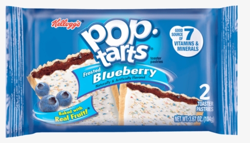 Blueberry Pop Tarts - Pop Tarts Frosted Blueberry, HD Png Download, Transparent PNG