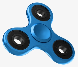 Fidget Spinner Alloy Blue 360 Focus Toy Tri - Plastic, HD Png Download, Transparent PNG