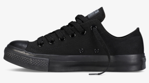 Grade School Youth Size Converse Chuck Taylor All Star - Converse All Black Low Women, HD Png Download, Transparent PNG