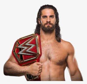 Wwe Seth Rollins Hair Download - Seth Rollins With Title, HD Png Download, Transparent PNG