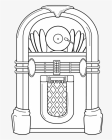Jukebox Clipart Transparent - Jukebox Drawings, HD Png Download, Transparent PNG