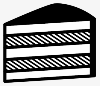 Slice Of Cake Png Black And White - Kick American Football, Transparent Png, Transparent PNG