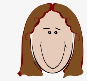 Female, Brown Hair, Happy, Reddish, Hair, Smiling - Redhead Clipart, HD Png Download, Transparent PNG