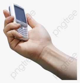 Holding Cell Phone - Smartphone, HD Png Download, Transparent PNG