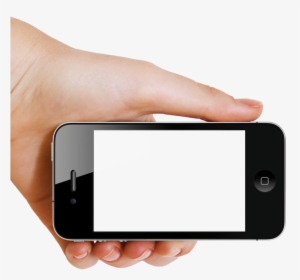 Transparent Hand With Phone Png - Phone And Hand Png, Png Download, Transparent PNG