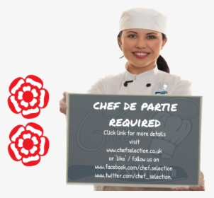 Chef De Partie Peterborough Cambridgeshire 20k Plus - Chef, HD Png Download, Transparent PNG