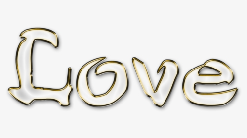 Png Love Text Logo, Transparent Png, Transparent PNG