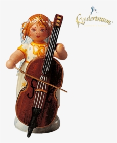 Angel With Double Bass - Viola, HD Png Download, Transparent PNG