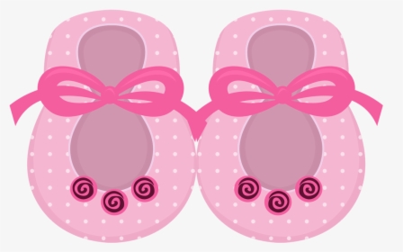 Transparent Baby Girl Booties Clipart - Baby Clipart Background Pink, HD Png Download, Transparent PNG