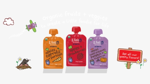 Ella S Infant Foods - Elias Baby Food, HD Png Download, Transparent PNG