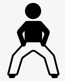 Man With Open Legs Posture - Dibujos Con Las Piernas Abiertas, HD Png Download, Transparent PNG