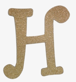 Gold Glitter Letter H, HD Png Download, Transparent PNG