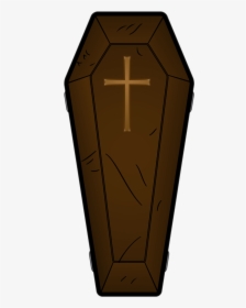 Halloween Brown Coffin Png Picture - Coffin Clip Art Png, Transparent Png, Transparent PNG