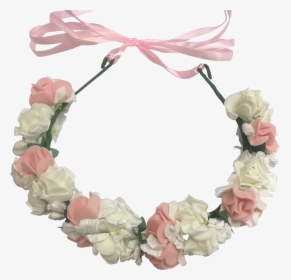 Floral Crown Headpiece - Garden Roses, HD Png Download, Transparent PNG