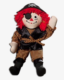 Halloween Raggedy Andy Pirate Rag Doll - He Is A Special - Cartoon, HD Png Download, Transparent PNG