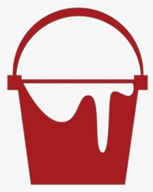 Paint Bucket Icon Min - Paint Bucket Icon Red, HD Png Download, Transparent PNG