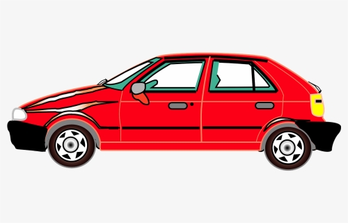Car, Ride, Race, Tuning, Wheels, Tires, Red, Cool - Felicia Skoda Vector, HD Png Download, Transparent PNG
