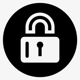Lock Clipart Encryption - Logo Black And White Png, Transparent Png, Transparent PNG