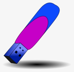 Usb Flash Drive Memory Stick Vector Clip Art - Usb Flash Drive, HD Png Download, Transparent PNG