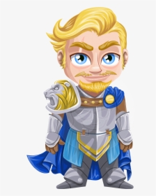 Knight With Armor Cartoon Vector Character Aka Dwight, HD Png Download, Transparent PNG