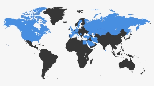 Flat World Map Transparent, HD Png Download, Transparent PNG