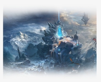 Explore Vast Ancient Lands - Fantasy Mountain Top Temple, HD Png Download, Transparent PNG