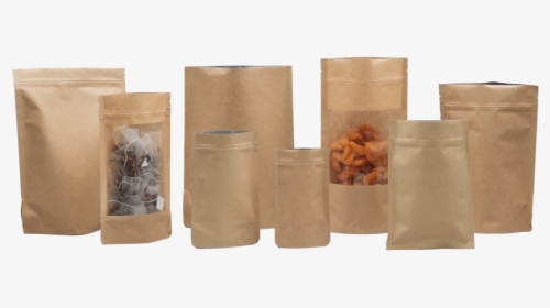 Kraft Pouches, Kraft Bags, Wholesale Kraft Pouches, - Print Grip Seal Bags Brown Uk, HD Png Download, Transparent PNG