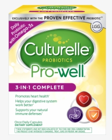Culturelle® Probiotics Pro Well® 3 In 1 Complete - Culturelle 3 In 1, HD Png Download, Transparent PNG