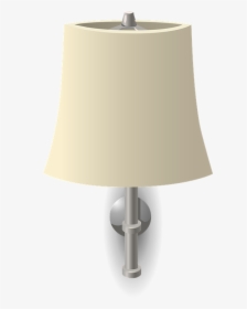 Lamp, Wall, Shade, White, Light, Lighting, Illuminate - Wall Light Vector Png, Transparent Png, Transparent PNG
