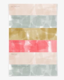 Color Block Weekly Notepad      Data Rimg Lazy   Data - Beige, HD Png Download, Transparent PNG