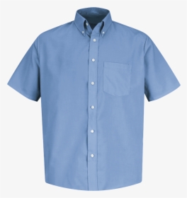 Men S Short Sleeve Easy Care dress Shirt - Light Blue Short Sleeve Shirt Mens, HD Png Download, Transparent PNG
